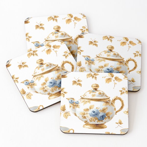 Item preview, Azure Bloom Elegance: A Sugar Bowl Sonata designed and sold by PixelCatalyst.