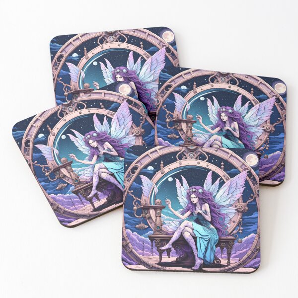 Item preview, Sitting Purple Fairy  designed and sold by Bright-Moonrise.