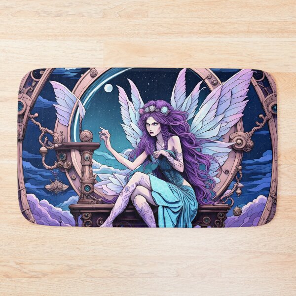 Item preview, Sitting Purple Fairy  designed and sold by Bright-Moonrise.
