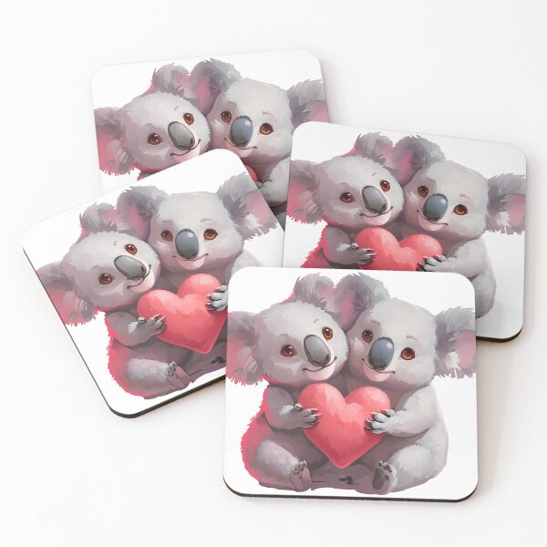 Item preview, koala lovers valentine koalas adorable cute designed and sold by ElegantKsh.