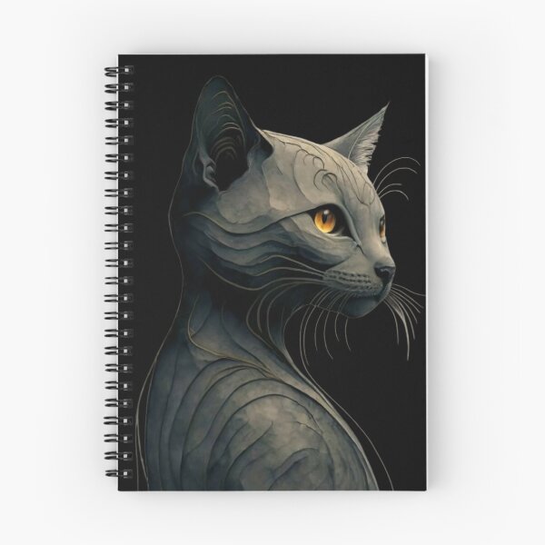 Item preview, Japanese Calligraphy Style Cat designed and sold by SoulPaws.