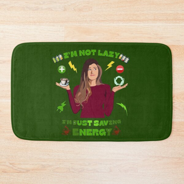 Item preview, I'm not lazy I'm just saving energy, Woman, Quote, Typography. designed and sold by 2012DreamVision.