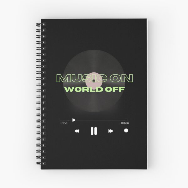 Item preview, Music On, World Off (Green) designed and sold by Ranydrawings.