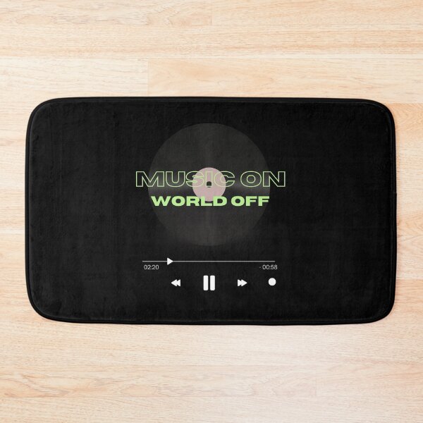 Item preview, Music On, World Off (Green) designed and sold by Ranydrawings.