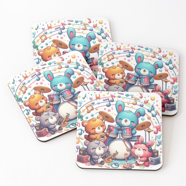 Item preview, Musical Critter Jam designed and sold by TextileTrove.