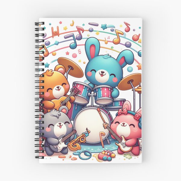 Item preview, Musical Critter Jam designed and sold by TextileTrove.