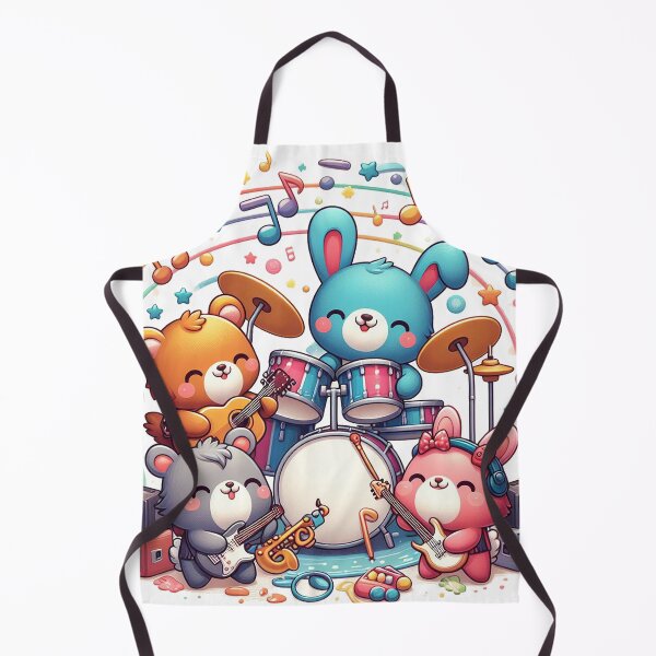 Item preview, Musical Critter Jam designed and sold by TextileTrove.