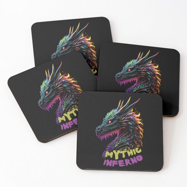 Item preview, Mythic Inferno Art: Colorful Vivid Dragon. designed and sold by GiveMeMood.