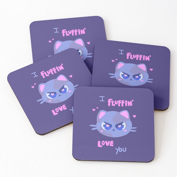 Item preview, I Fluffin’ Love You designed and sold by sillycattos.