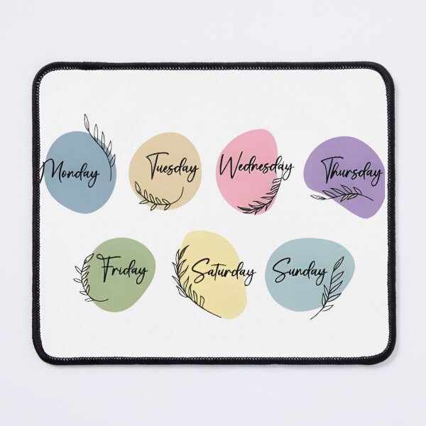 Item preview, Days of the week designed and sold by JustCrafted.