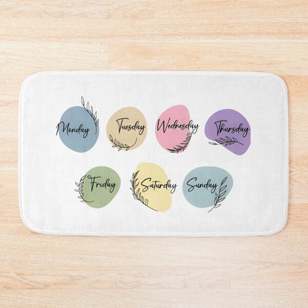 Item preview, Days of the week designed and sold by JustCrafted.