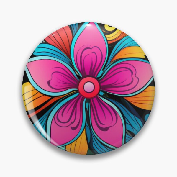 Item preview,  Wonderful Vibrant Flowers Pattern #6 designed and sold by GrinGalore.