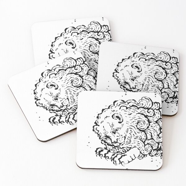 Item preview, Medieval lion - middle ages engraving  designed and sold by Balsamista-art.