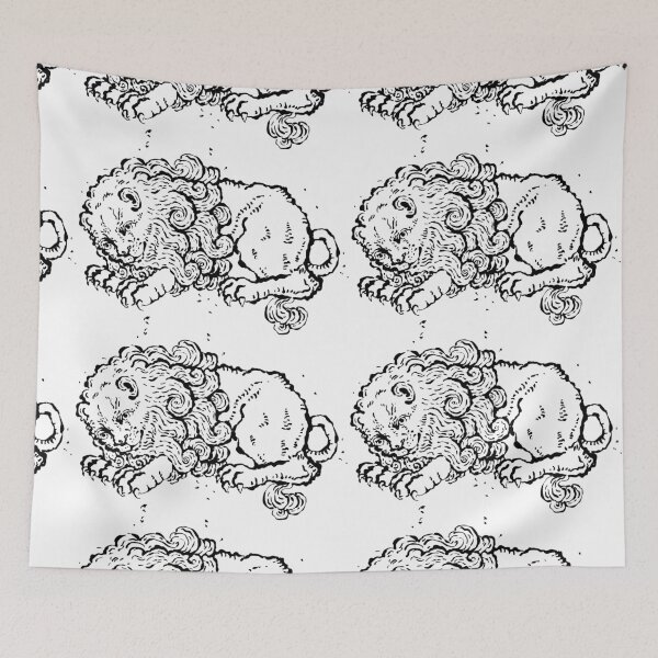 Item preview, Medieval lion - middle ages engraving  designed and sold by Balsamista-art.