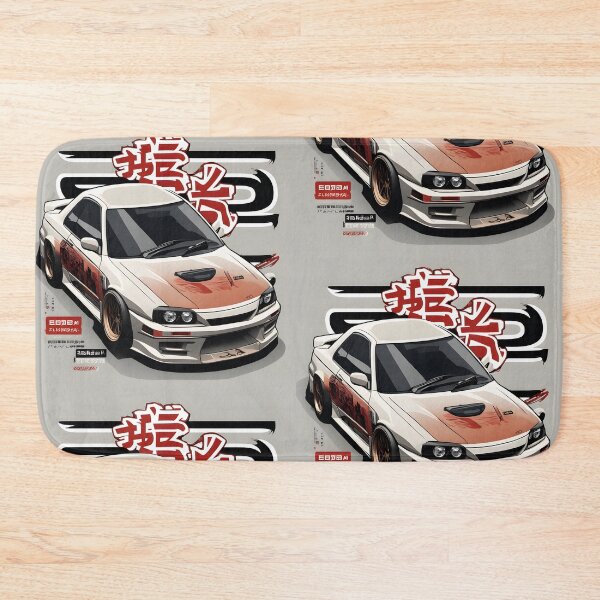 Item preview, Iconic Japanese Nissan car on a cream background designed and sold by Absolwent.