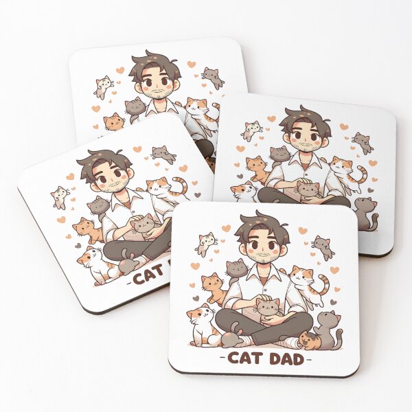 Item preview, Cat Dad designed and sold by MumMadeDesigns.