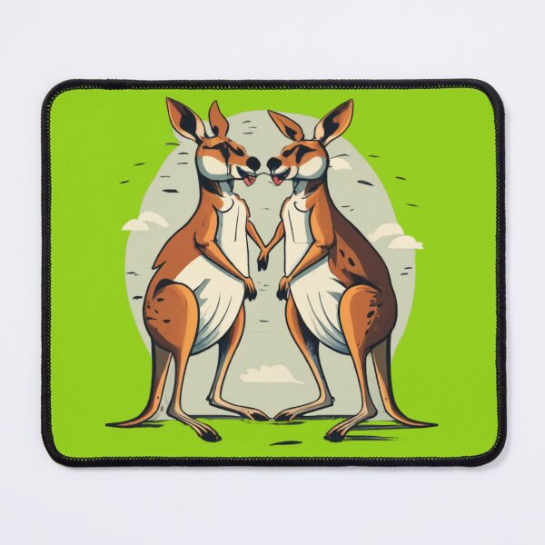 Item preview, Happy funny kangaroos designed and sold by Blue Eye.