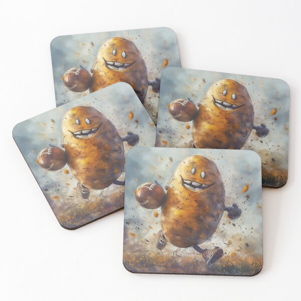 Item preview, Potato as an American Football Player on the run v2 designed and sold by Sp3ctrumOfColor.