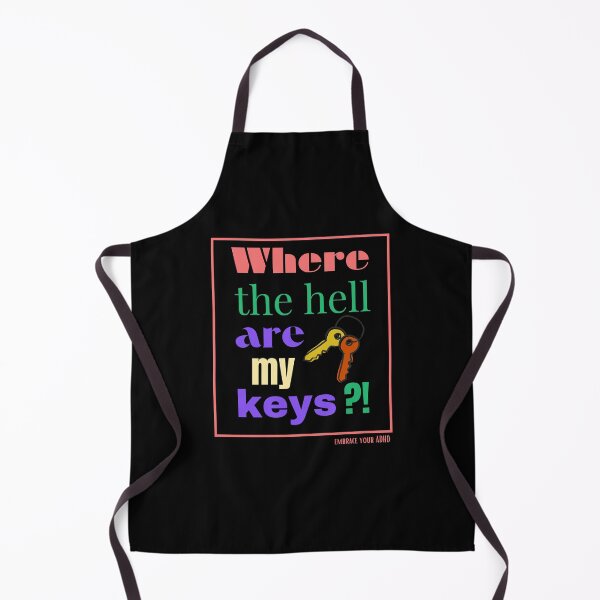 Item preview, where are keys funny adhd designed and sold by Alex-Amin-Art.
