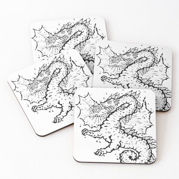 Item preview, Medieval dragon - fantasy monster - drake designed and sold by Balsamista-art.