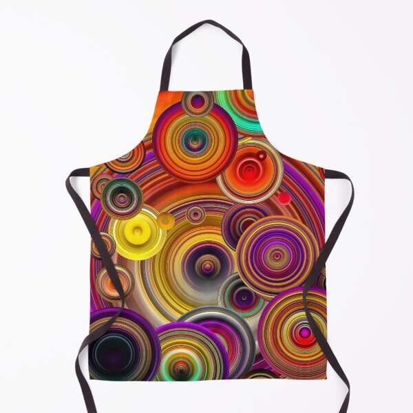 Item preview, Vivid Fractal Disks Two Rectangle Design designed and sold by Warren Paul Harris.