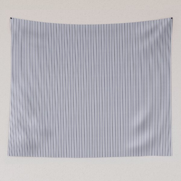 Item preview, Old Fashioned Ticking Stripes Blue and White designed and sold by CheriesArt.
