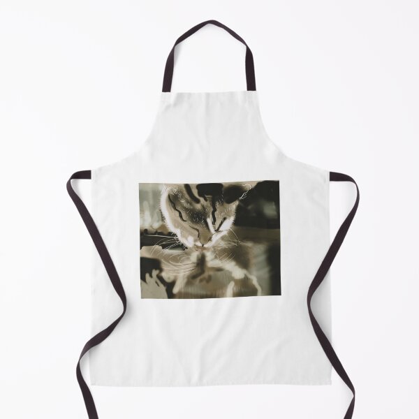 Item preview, A cats reflection in a pond designed and sold by Jacinta hunt.