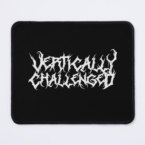 Item preview, Black Metal Band Logo Vertically Challenged designed and sold by MetalCasualTees.