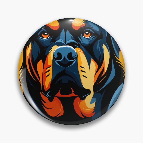 Aperçu de l'œuvre Rottweiler royal, Portrait de Rottweiler créée et vendue par AgarutanPrint.