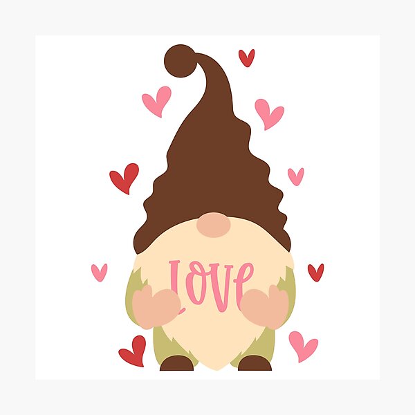 Item preview, Gnome's Love Aura: Enchanting Valentine's Day Charm designed and sold by formanienazarty.