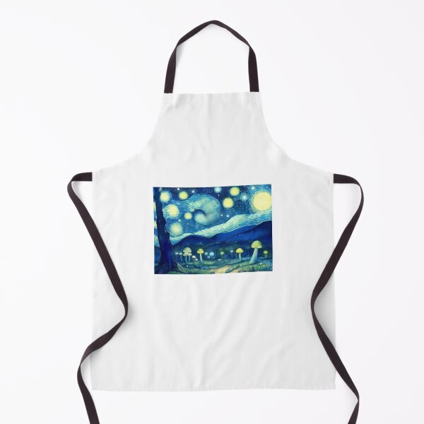 Item preview, Blue Starry Night - Magic Mushroom Forest #15 designed and sold by Scarlet Swan.