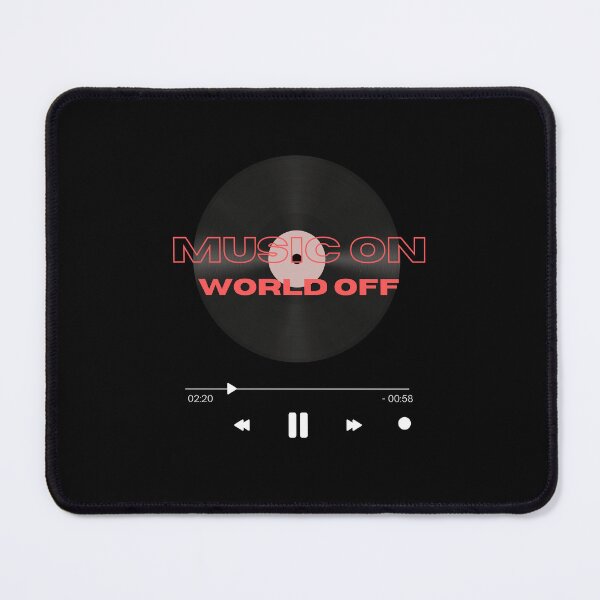 Item preview, Music On, World Off (Red) designed and sold by Ranydrawings.