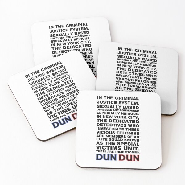 Item preview, SVU intro. DUN DUN. designed and sold by CoCoArt-Ua.