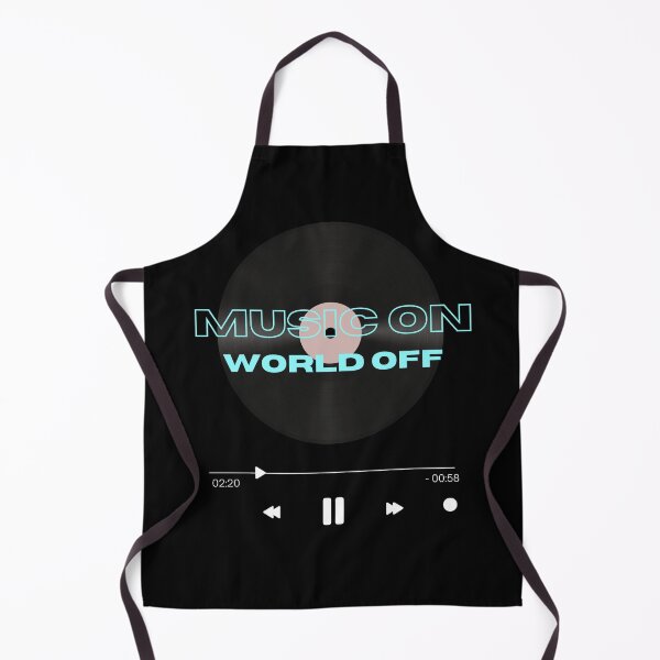 Item preview, Music On, World Off (Blue) designed and sold by Ranydrawings.