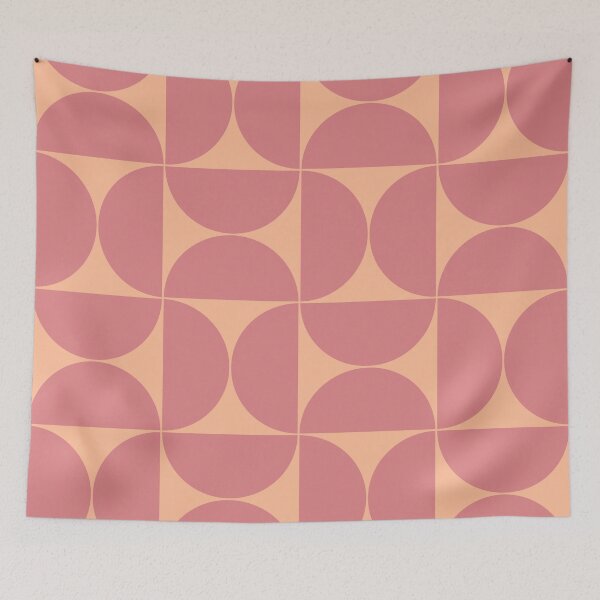 Item preview, Mid-Century Modern Pattern No.51 - Peach Fuzz and Peach Blossom designed and sold by Zoltan Ratko.