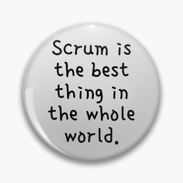 Item preview, Scrum is the best thing - white designed and sold by Amerant.