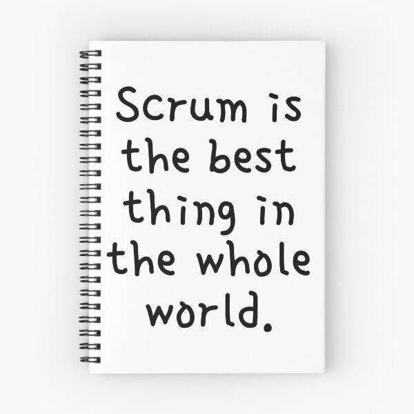 Item preview, Scrum is the best thing - white designed and sold by Amerant.