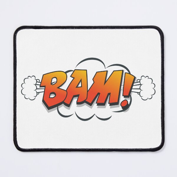 Item preview, Bam, Comic, Comic Expressions, Pop Art, Pop Art Designs, Red, Yellow, Expressions, Pop Art Expressions, Pop Art Bubbles, designed and sold by Henrylizarraga.
