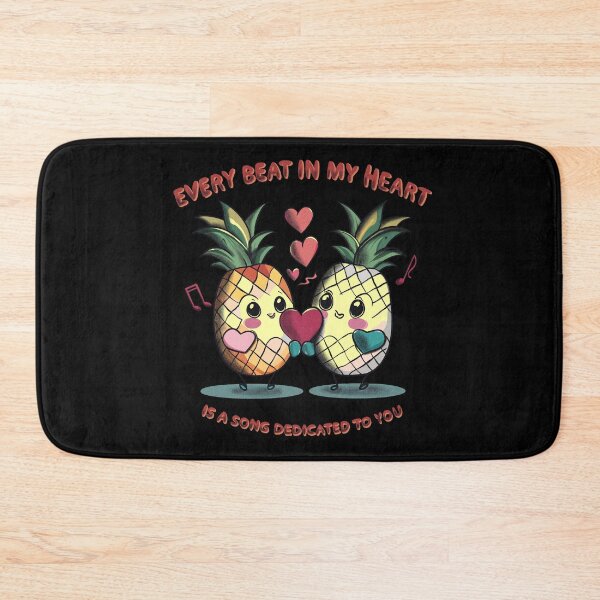 Item preview, Adorable Kawaii pineapple couple celebrating Valentine's Day. designed and sold by drawlinershop.