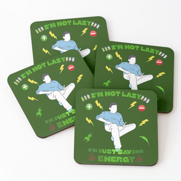 Item preview, Of I'm not lazy I'm just saving energy, Man, Quote, Typography. designed and sold by 2012DreamVision.