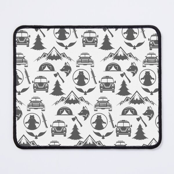 Item preview, Outdoor Camping Repeat Pattern designed and sold by BeardedTree.