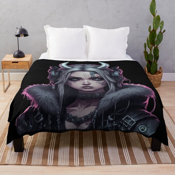 Item preview, Cyberpunk Viking Girl, Unique Character Design designed and sold by Burn-Ego.