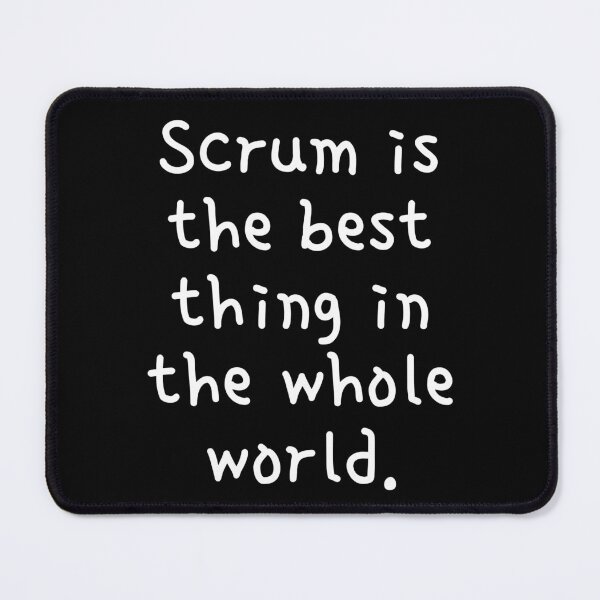Item preview, Scrum is the best thing - black designed and sold by Amerant.