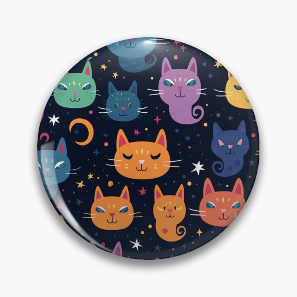 Item preview, Galacticat abstract pattern designed and sold by SmileshareShop.