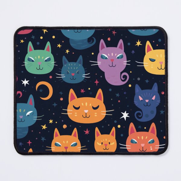 Item preview, Galacticat abstract pattern designed and sold by SmileshareShop.