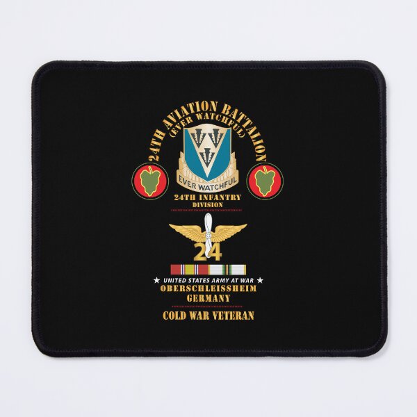 Item preview, Army - 24th Aviation Bn, 24th Infantry Div, Oberschleissheim, Germany w COLD SVC X 300 designed and sold by Military Insignia Products.