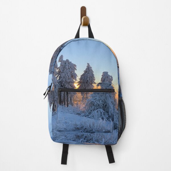 Item preview, Winter in the Taunus 2 - light blue background designed and sold by Binas-gallery.