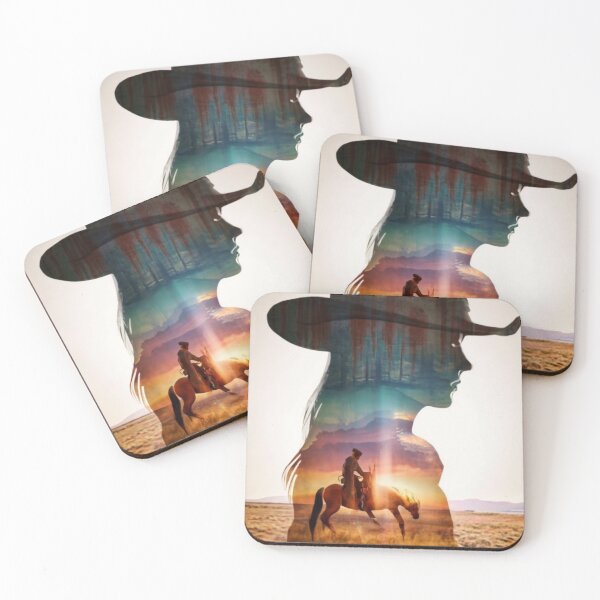Item preview, Cowboy Vintage Silhouette Cowgirl Beauty Cinematic  designed and sold by SoupremeLTD.