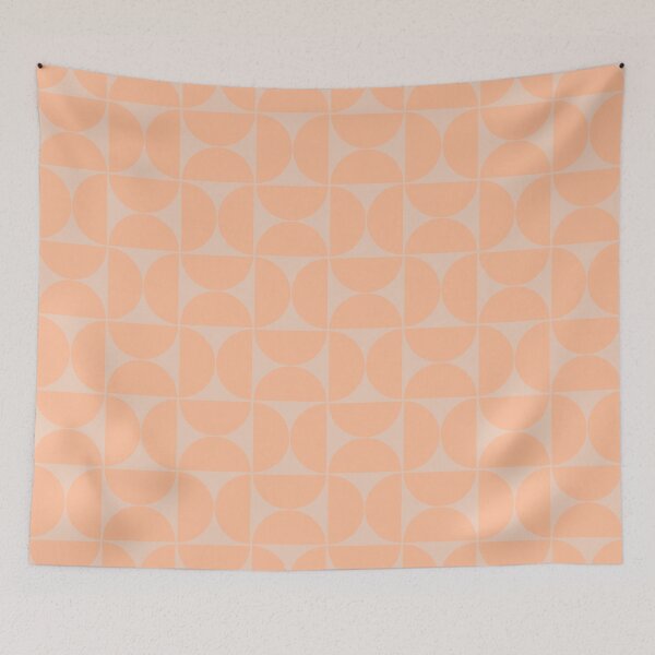 Item preview, Mid-Century Modern Pattern No.52 Mini - Peach Puree and Peach Fuzz designed and sold by Zoltan Ratko.
