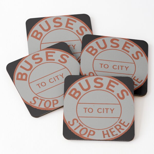 Item preview, Vintage Bus Stop 1 designed and sold by halibutgoatramb.